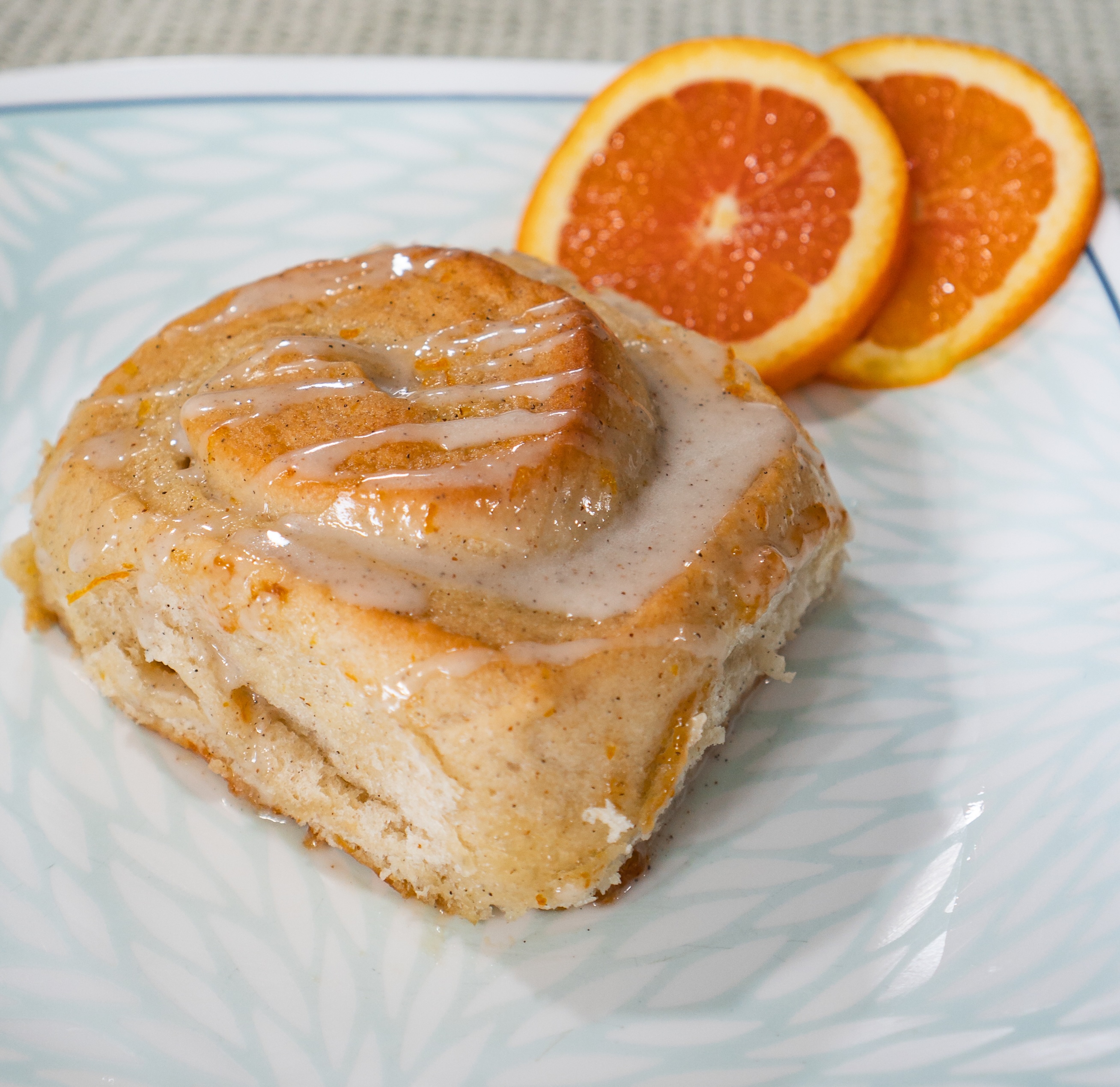 Orange Cardamom Cinnamon Roll