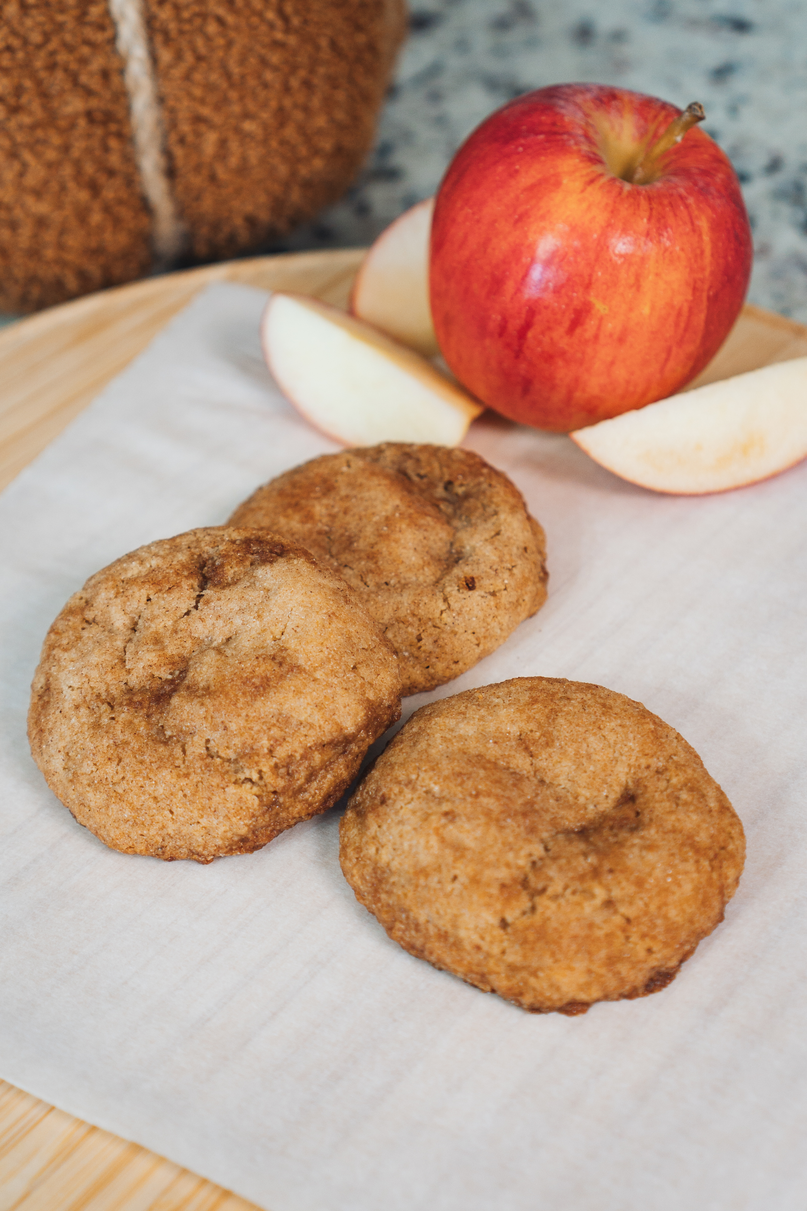 Apple Butter Snickerdoodle Cookie