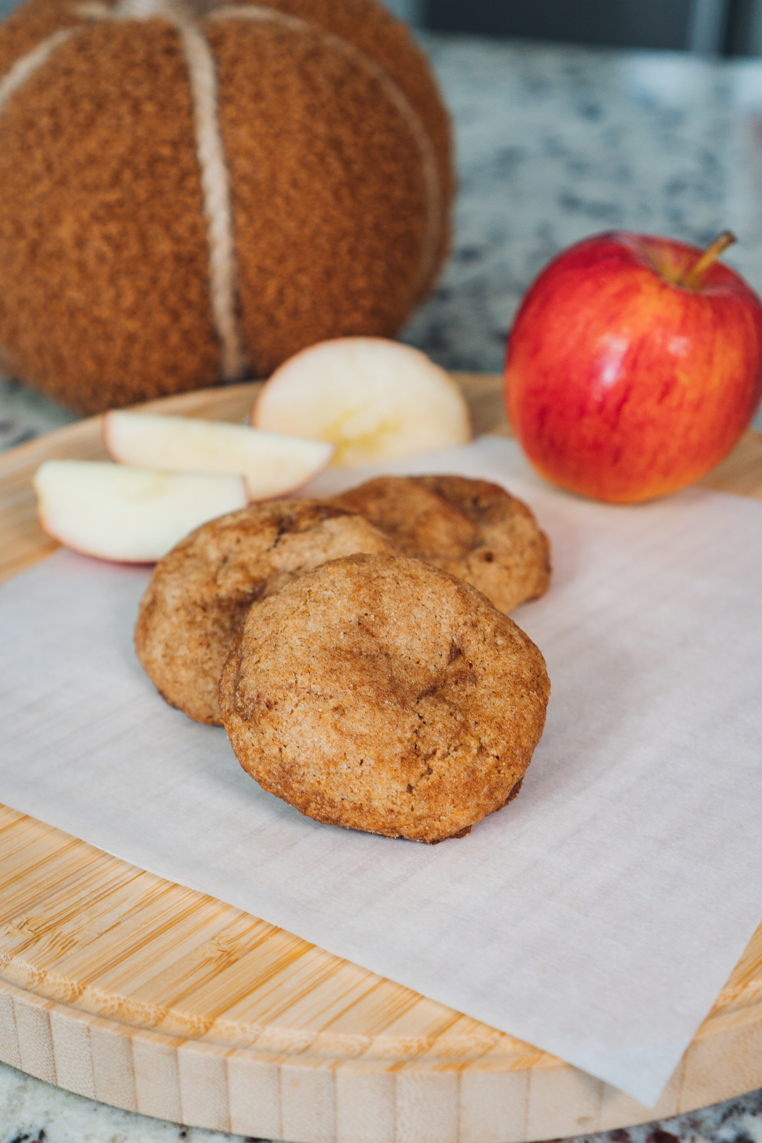 GF Apple Butter Snickerdoodle Cookies