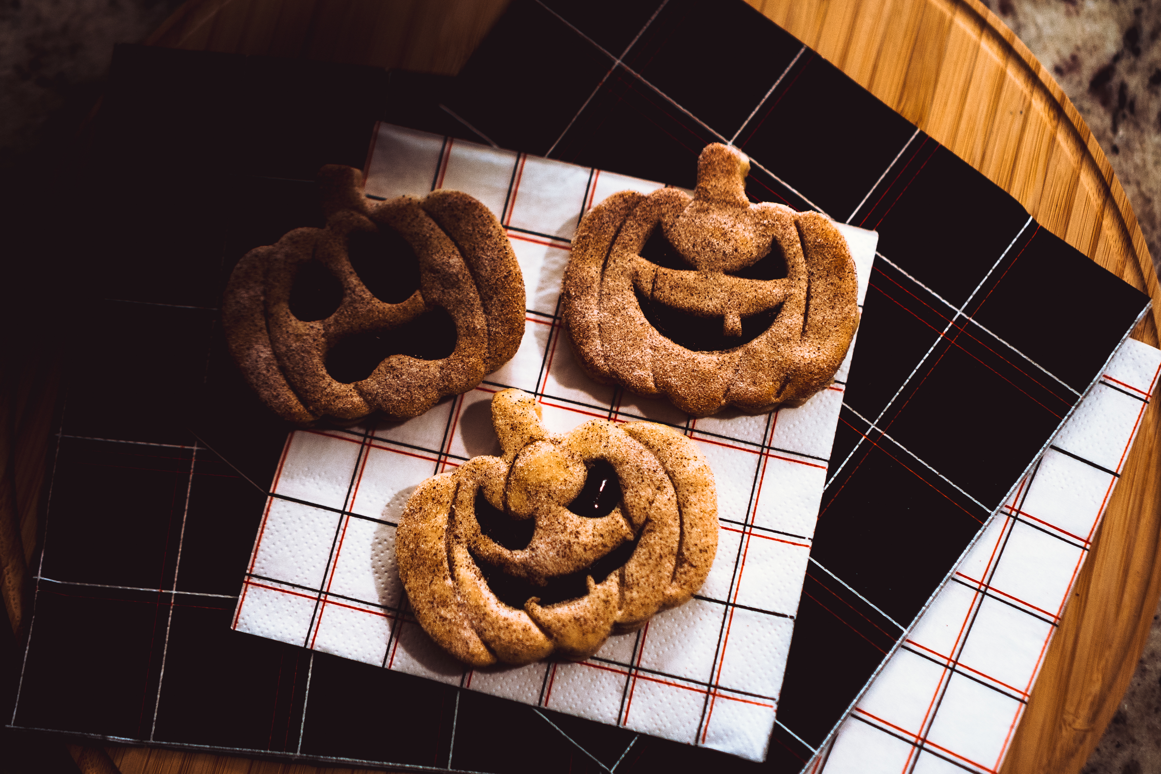 Hazelnut Chocolate Halloween Cookies